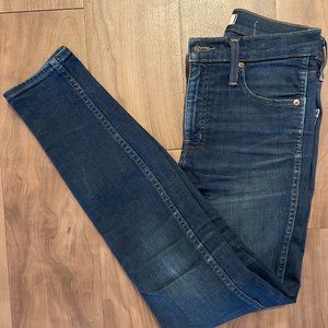 Madewell Dark Wash Skinny Jeans